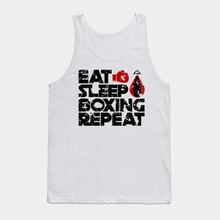 Aged Eat Sleep Boxing Tank Top